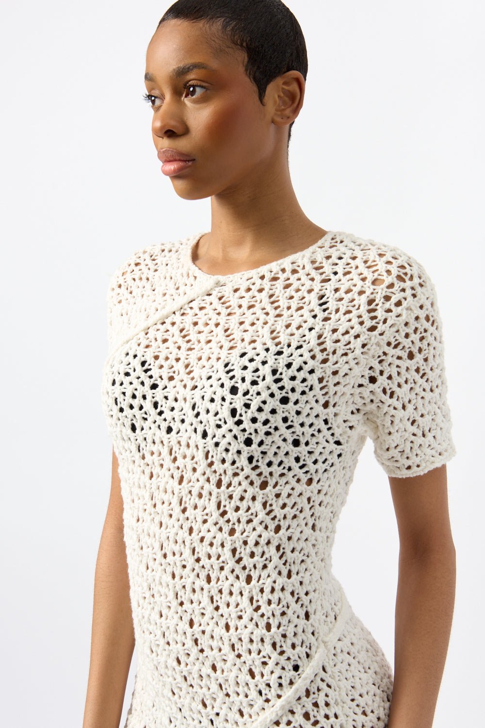 Toteme Crochet Knitted Twist Top - Bessette