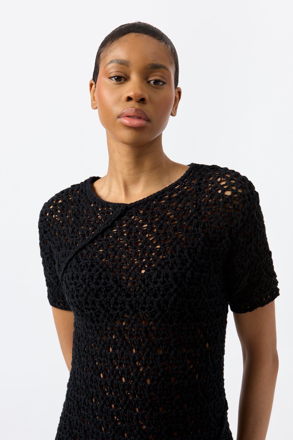 Toteme Crochet Knitted Twist Top - Bessette