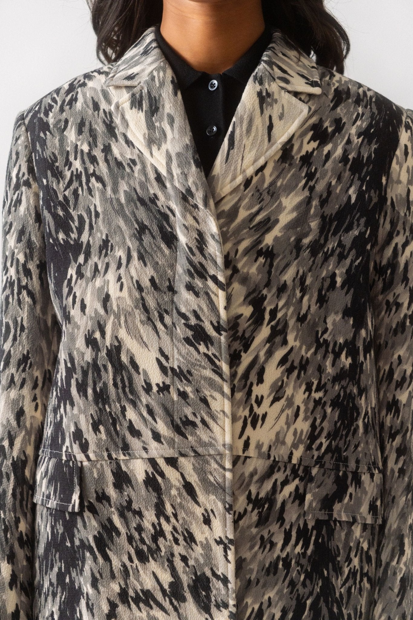 Toteme Petite Fur-Print Coat - Bessette