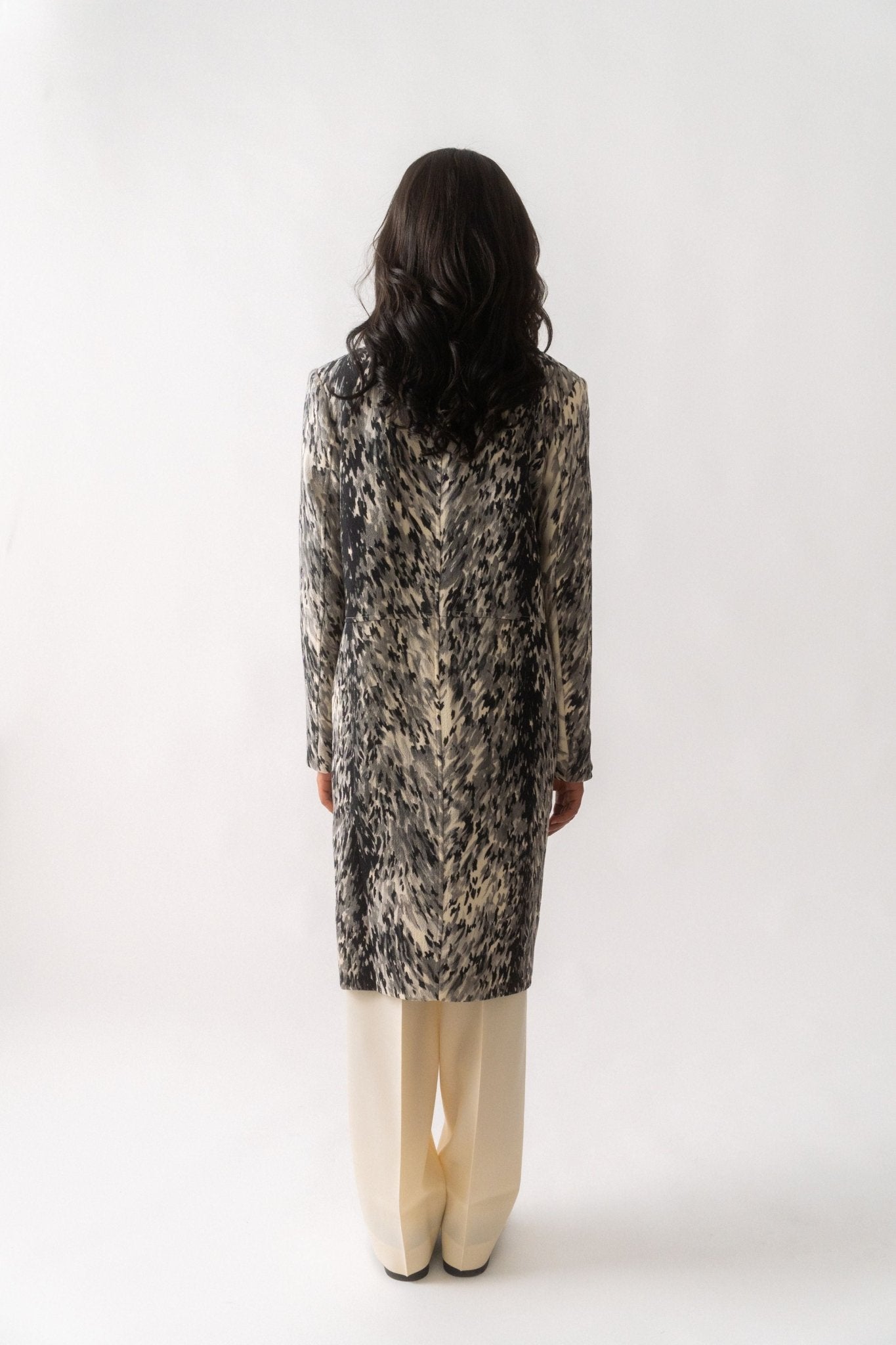 Toteme Petite Fur-Print Coat - Bessette