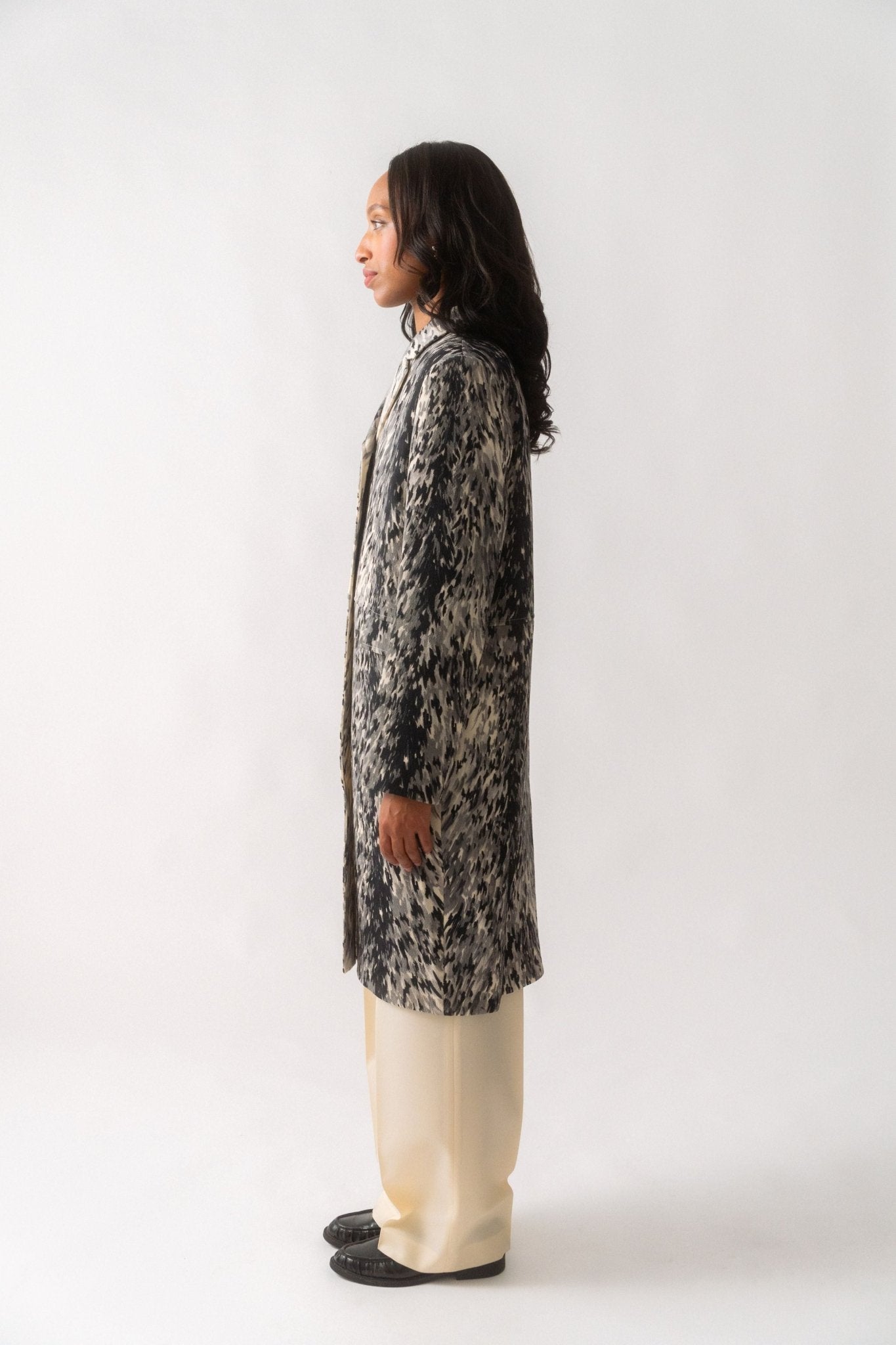 Toteme Petite Fur-Print Coat - Bessette