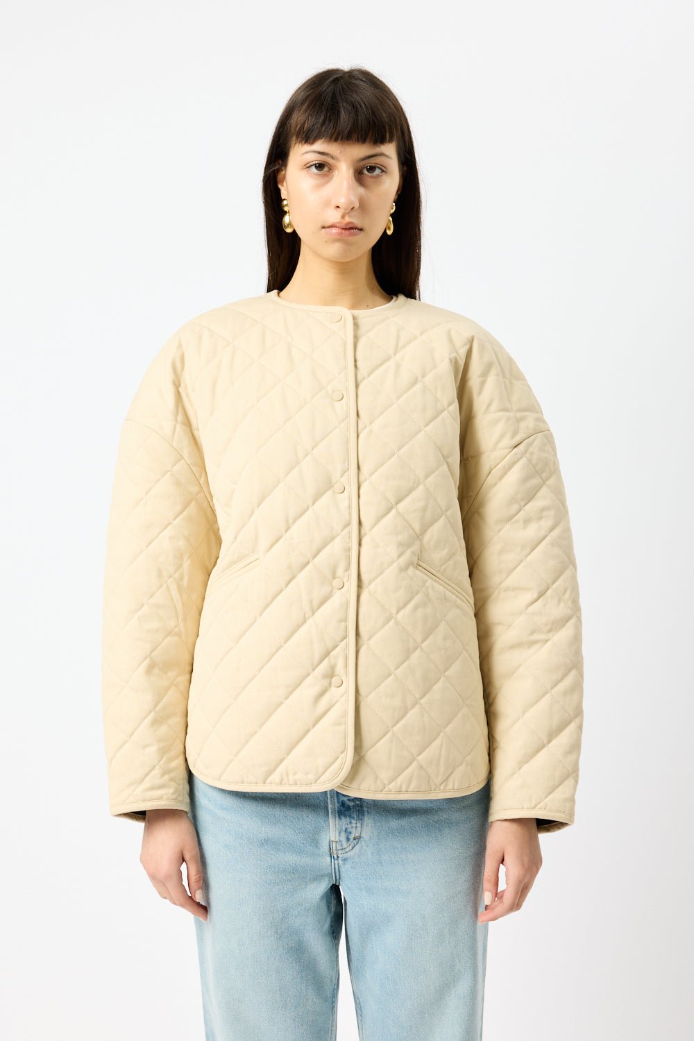 Toteme Quilted Cotton Canvas Jacket - Bessette