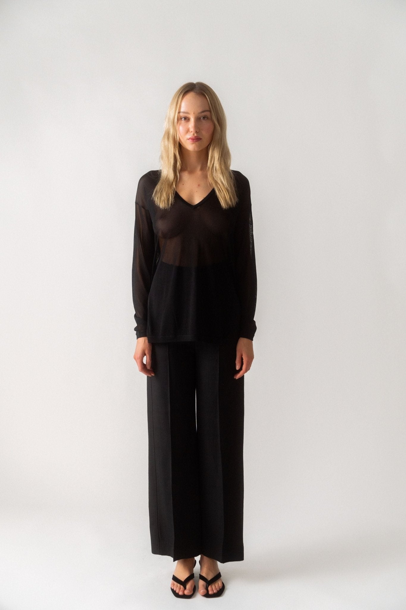 Toteme Semi-Sheer Knit - Bessette