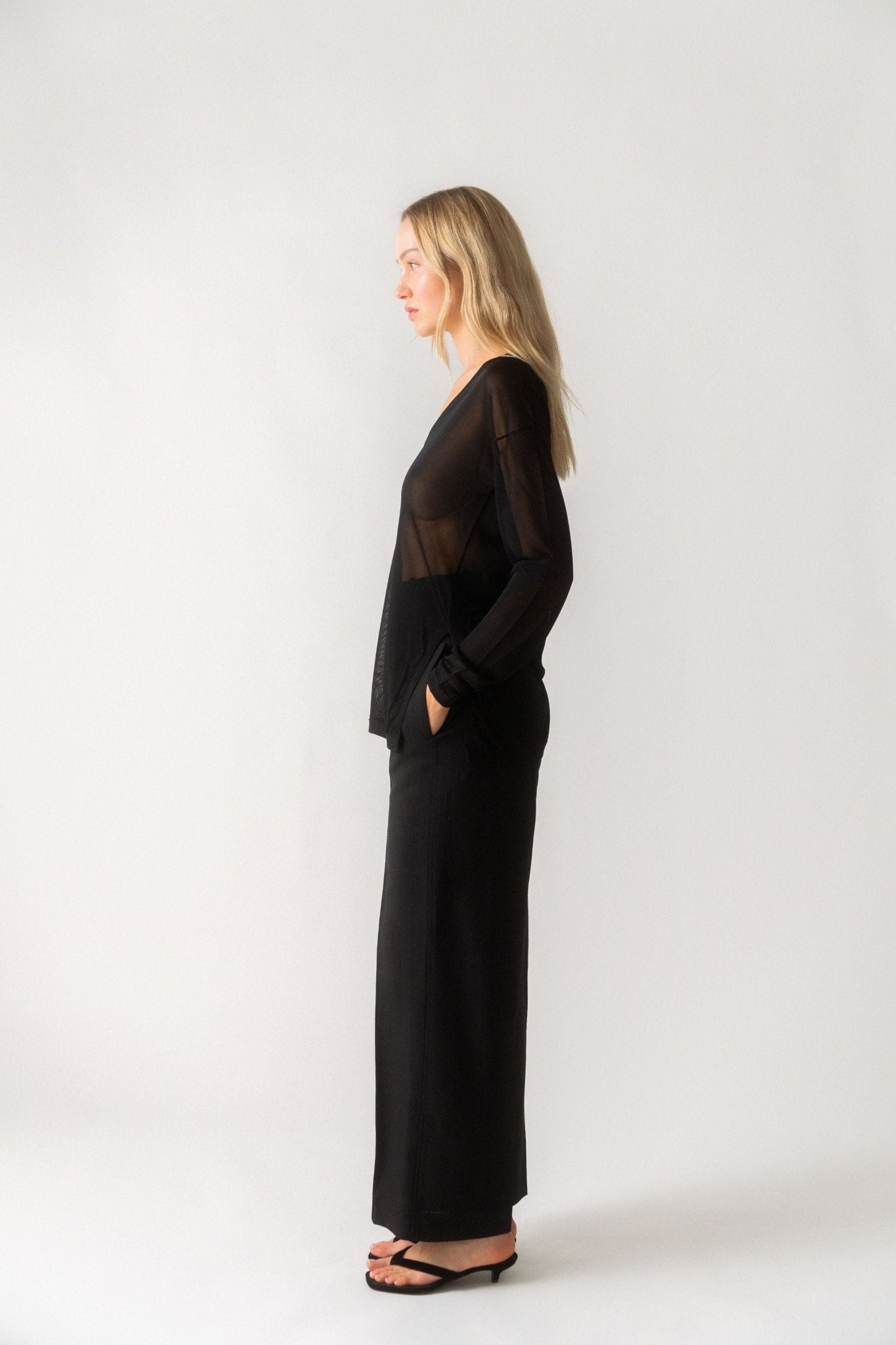 Toteme Semi-Sheer Knit - Bessette