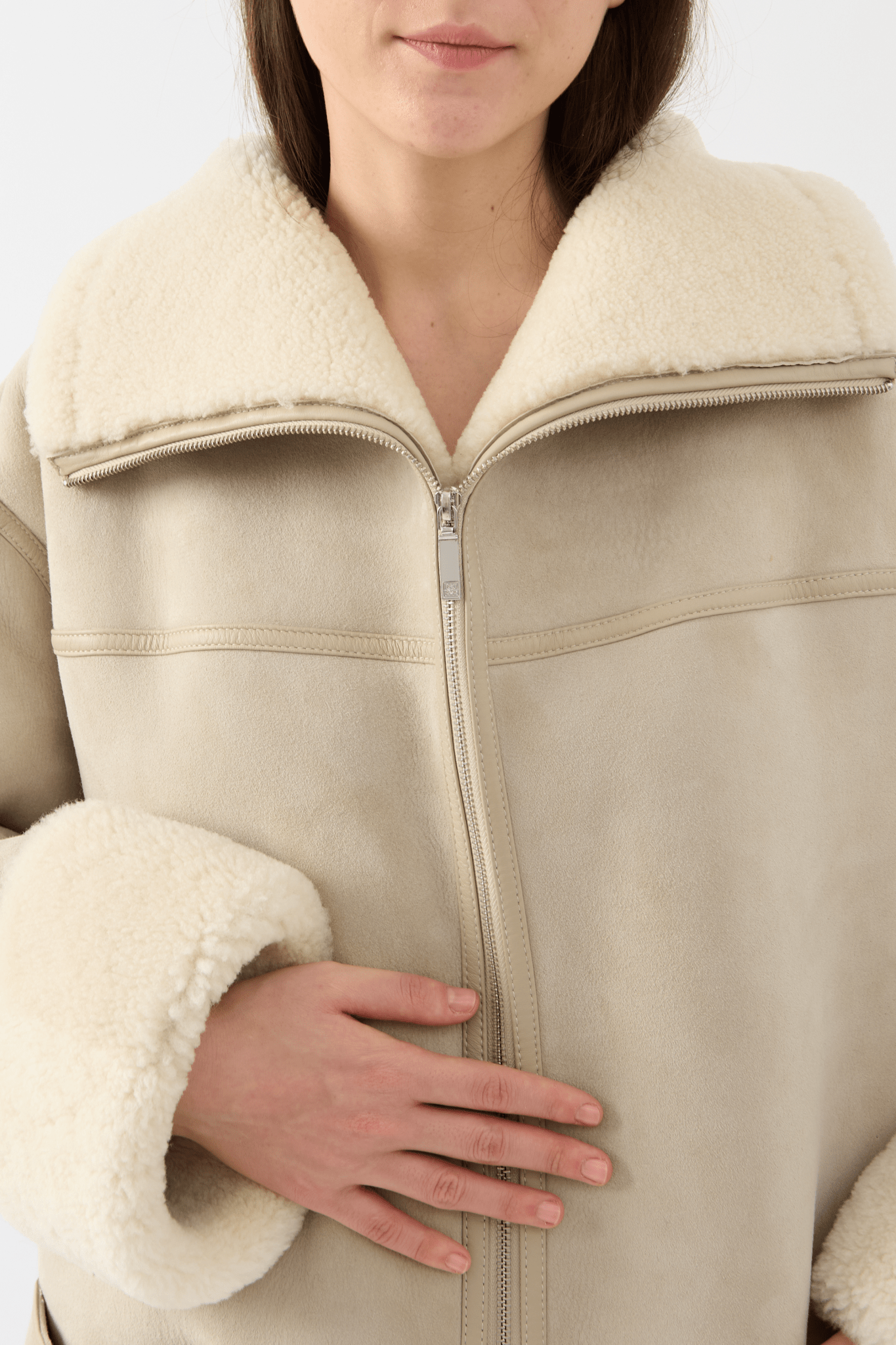 Toteme Signature Shearling Coat - Bessette