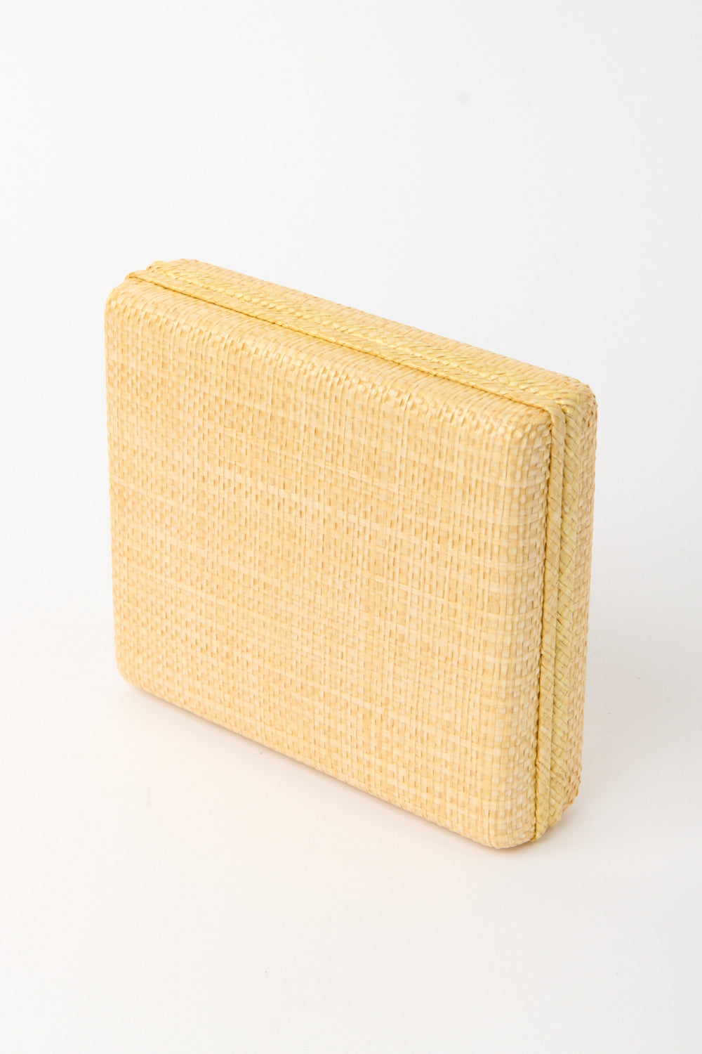 Toteme Beige Raffia Clutch - Bessette