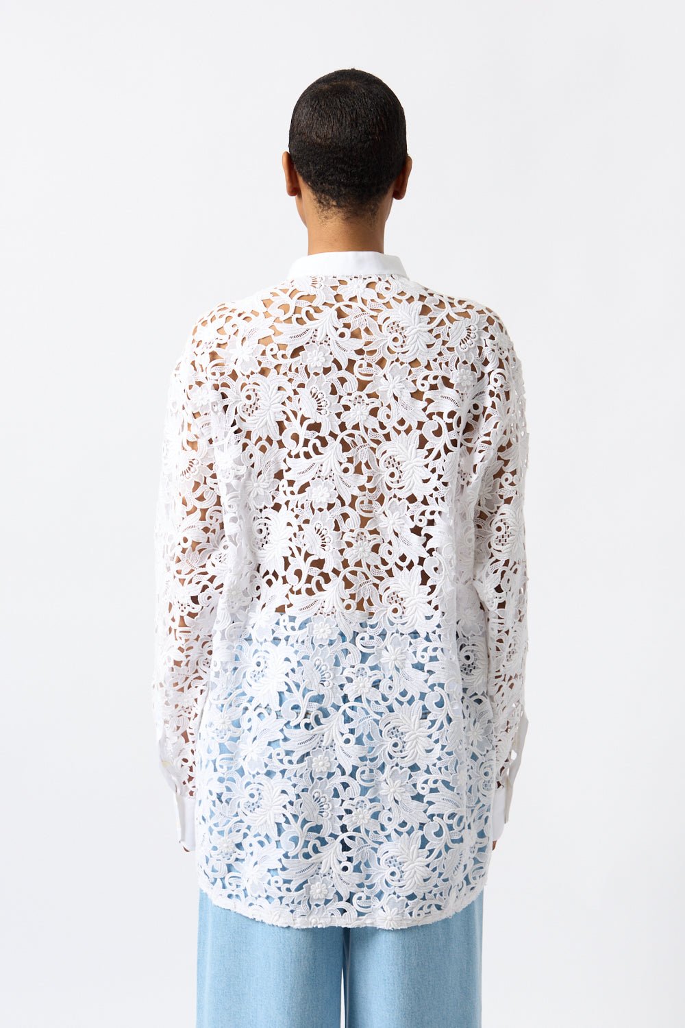 Valentino Garavani Floral Lace Shirt - Bessette