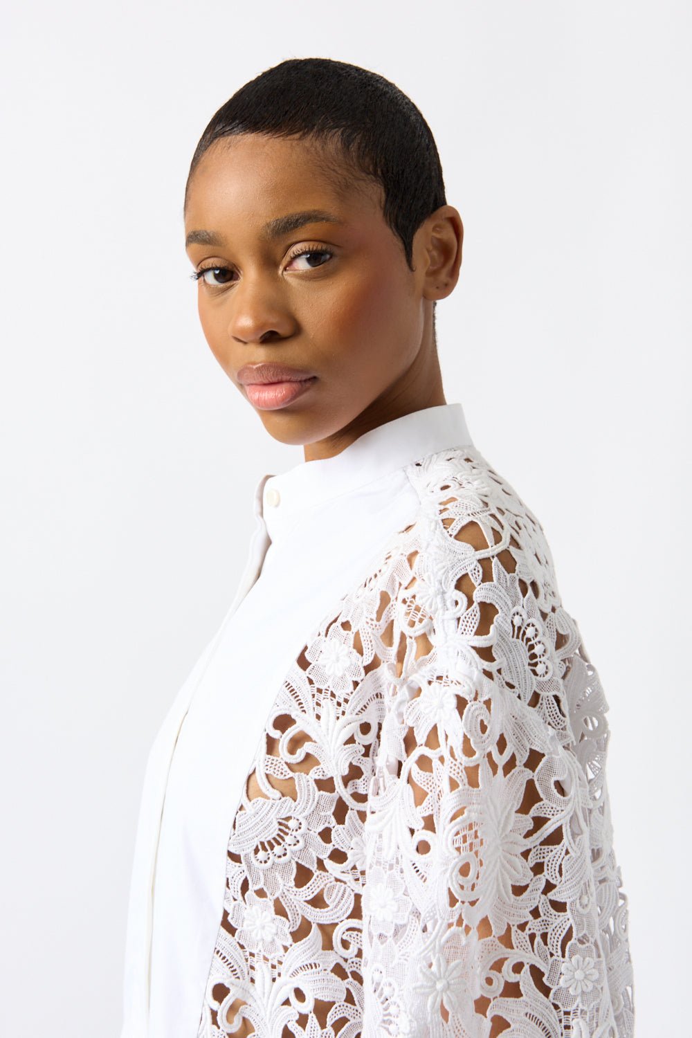 Valentino Garavani Floral Lace Shirt - Bessette