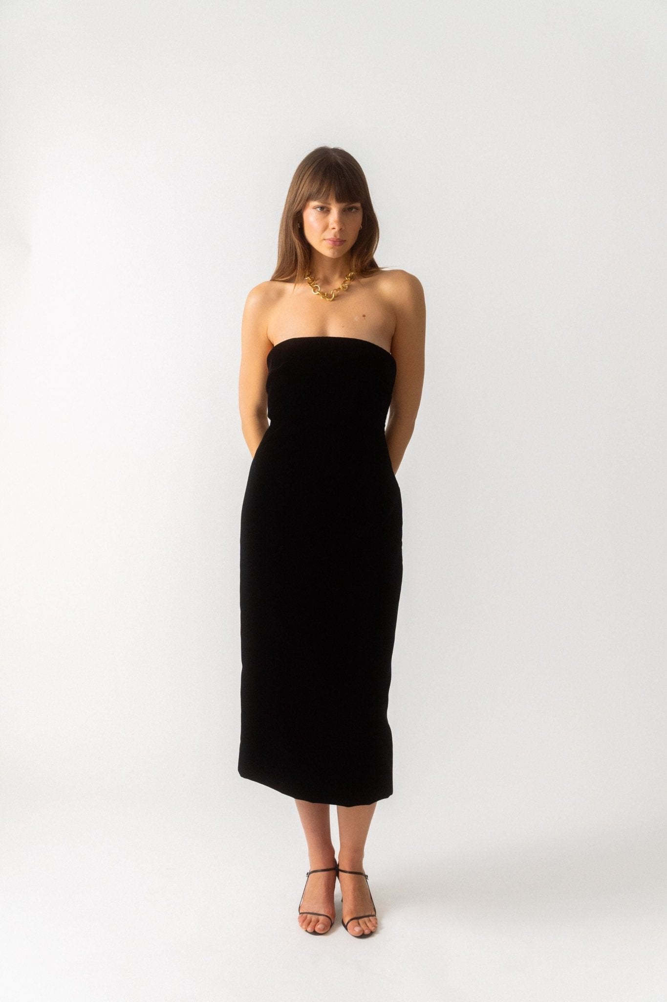 Wardrobe. NYC Velvet Corset Dress - Bessette