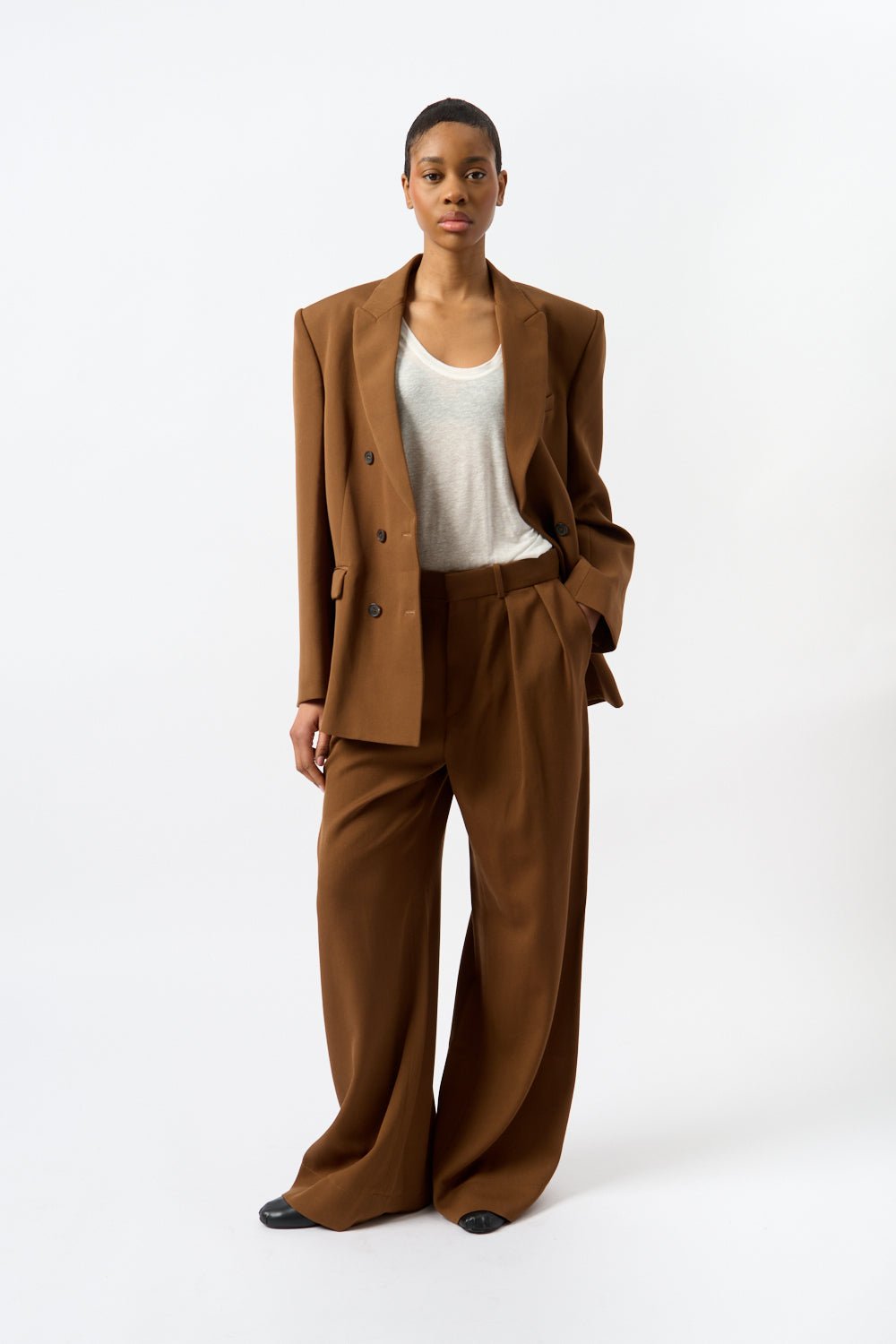 Wardrobe.NYC Low Rise Trouser - Bessette