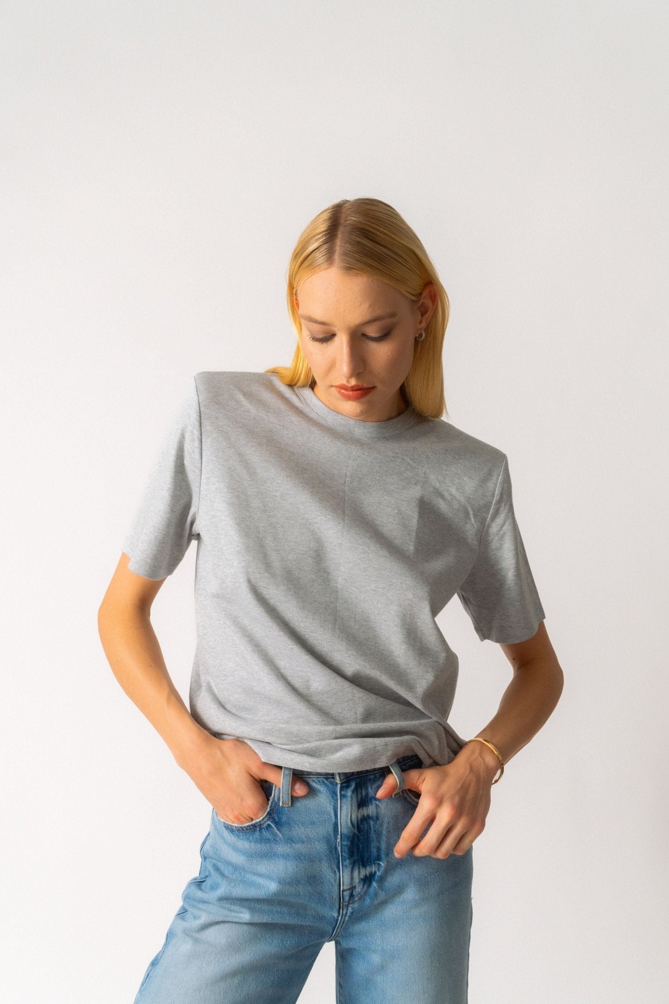 Wardrobe.NYC Shoulder Pad T-Shirt - Bessette
